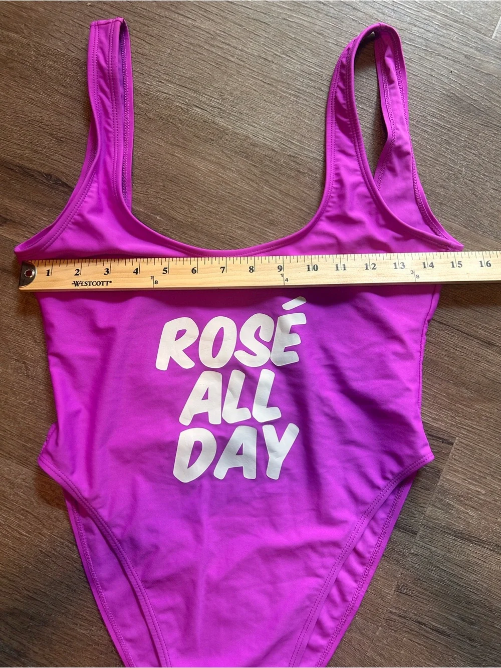 Ravesuits One Piece Swimsuit Womens M/L Pink Rosé All Day High Cut